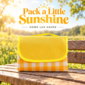 Waterproof Foldable Picnic Blanket ? Sandproof Outdoor Beach Mat with Carry Handle - advertising image 01