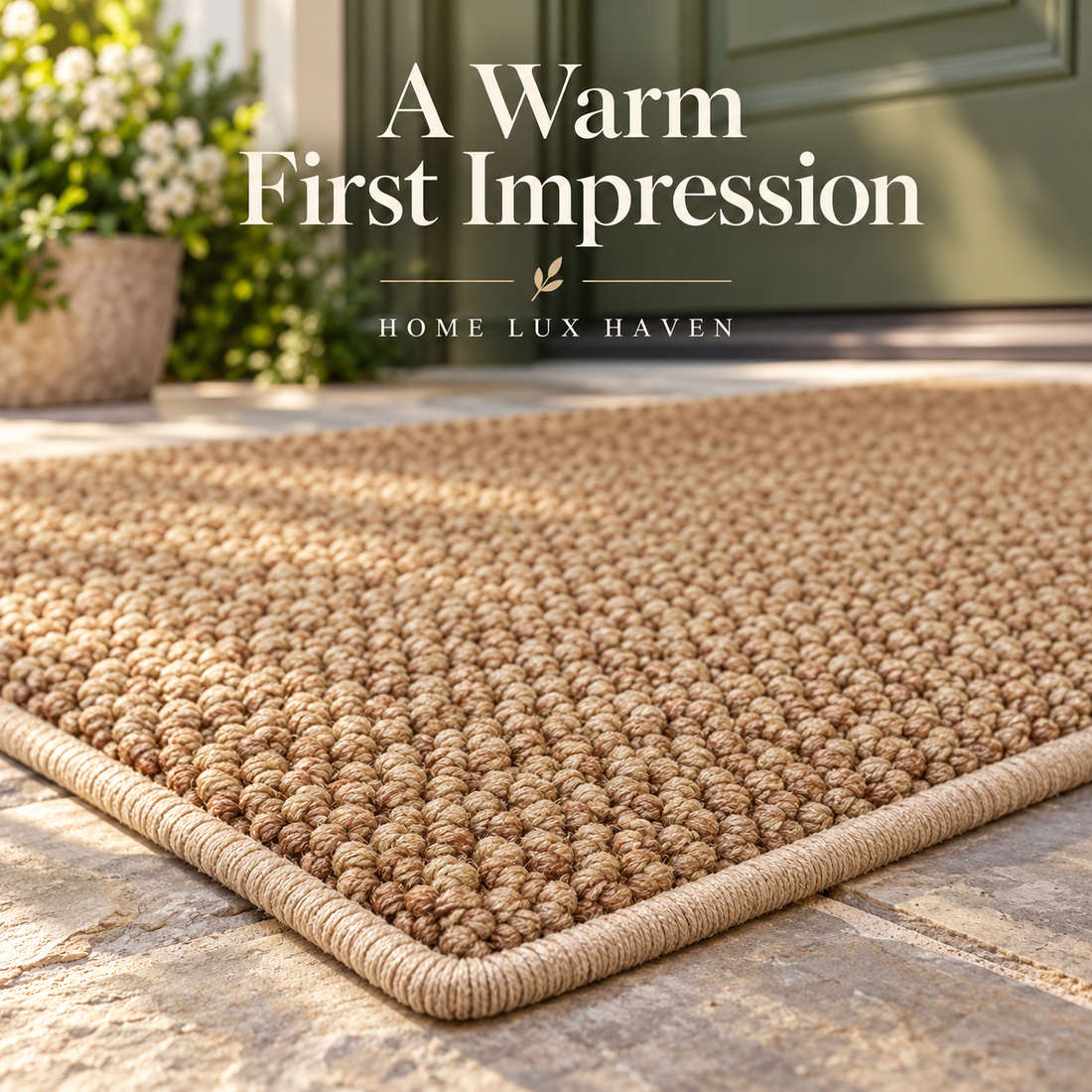 Washable Low-Profile Door Mat ? Non-Slip Indoor/Outdoor Entry Rug - advertising image 01