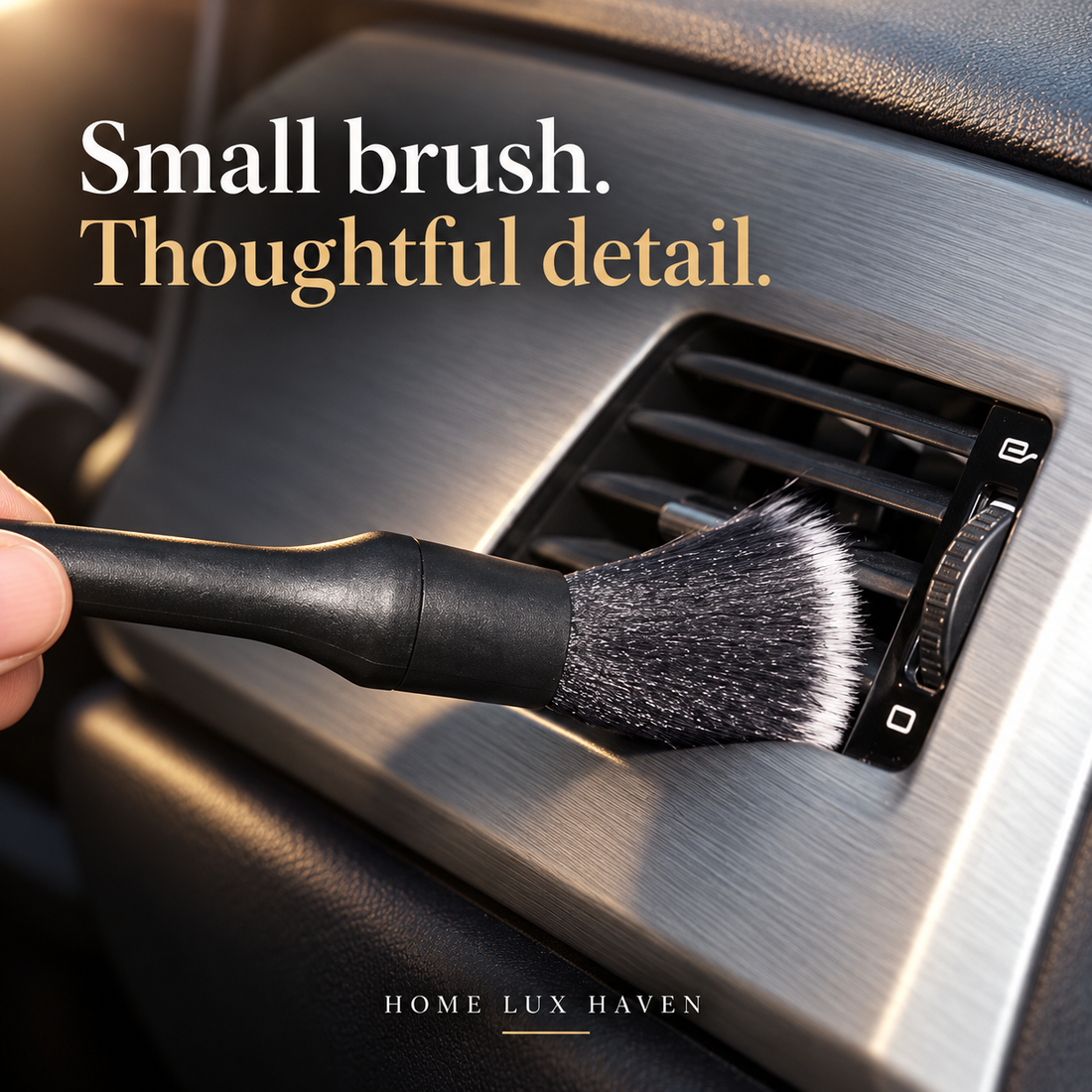 Car Interior Detailing Brush Set (4 Pieces) - advertising image 01