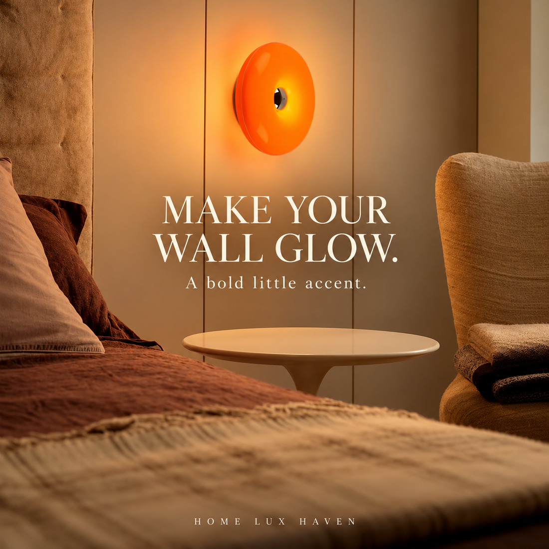 Nordic Donut Lamp – Rechargeable Table & Wall Light - advertising image 01