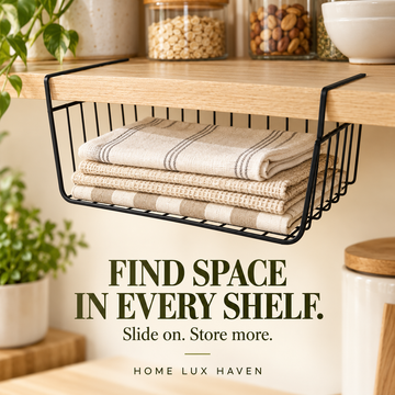 Under-Shelf Hanging Wire Storage Basket - advertising image 01