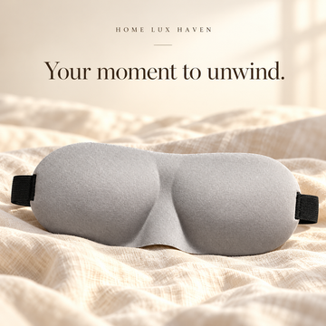 3D Contoured Sleep Mask - Zero Eye Pressure, Light Blocking - advertising image 01