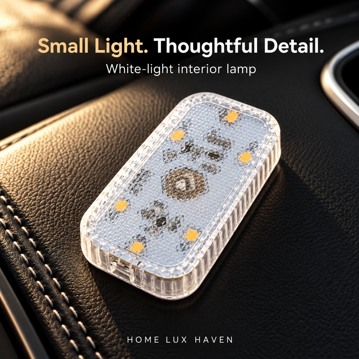 Wireless Touch LED Interior Light, USB Rechargeable (Dome, Trunk, Footwell) - advertising image 01