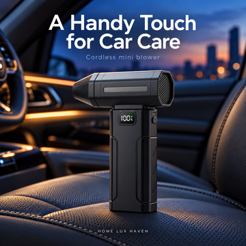Cordless Turbo Jet Blower - Car Interior Duster & Dryer - advertising image 01
