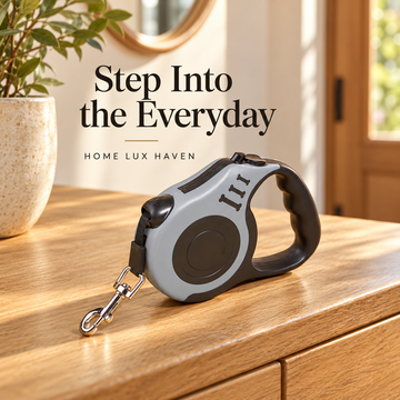 Retractable Dog Leash 10 ft – One-Button Lock - advertising image 01
