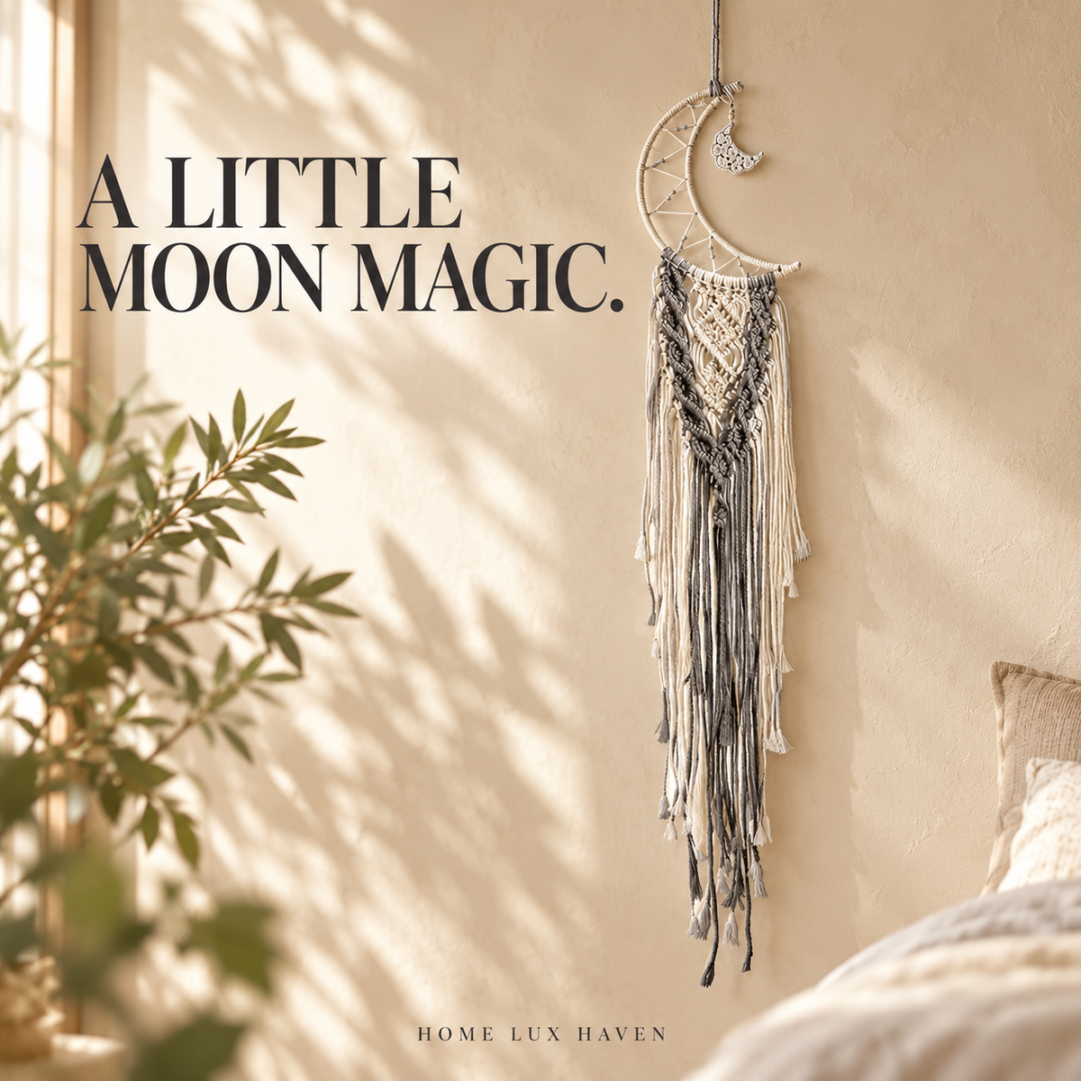Handwoven Dream Catcher Wall Tapestry - advertising image 01