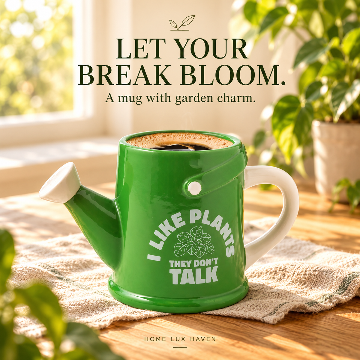 Watering Can Shaped Ceramic Mug - advertising image 02