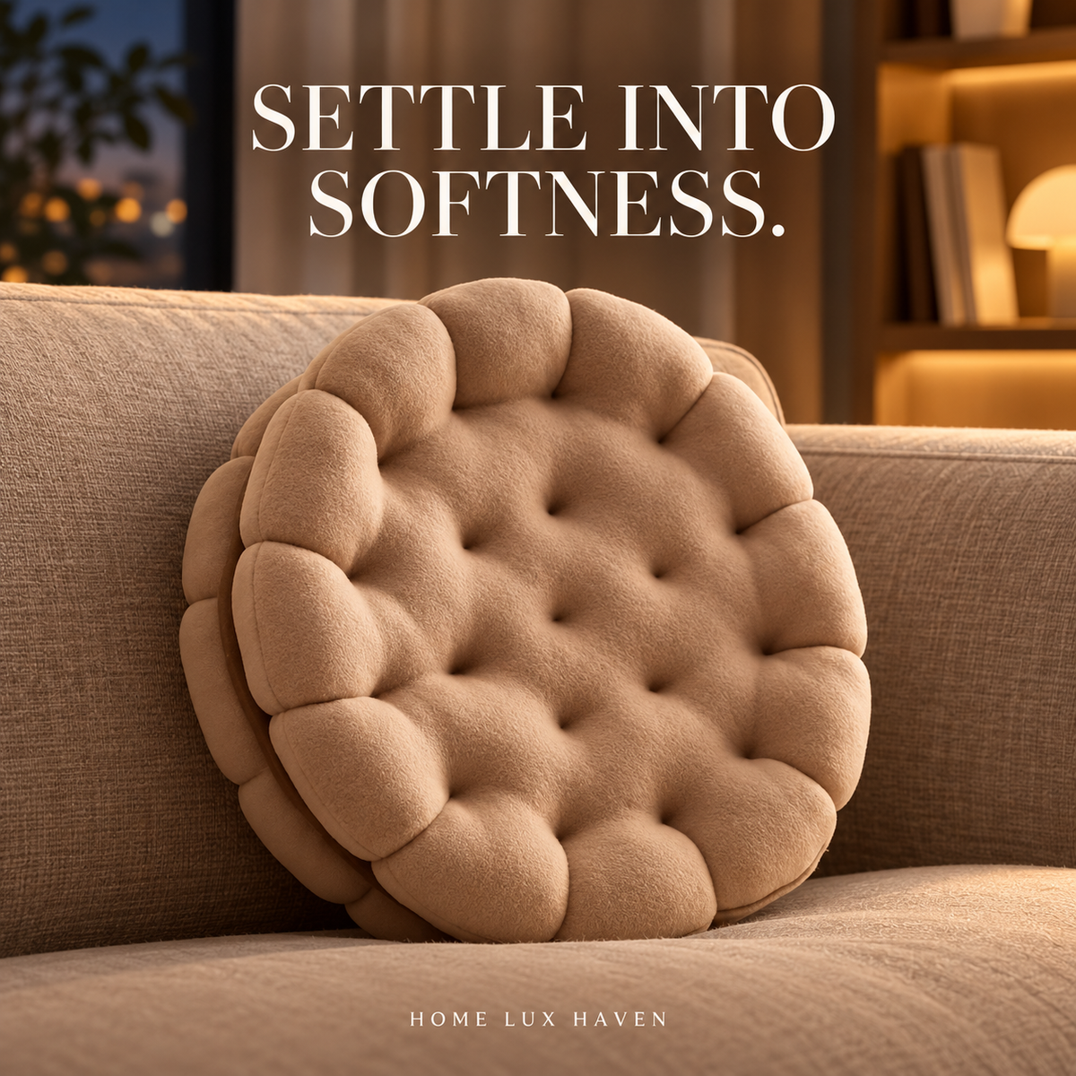 Sandwich Biscuit Plush Pillow - advertising image 02