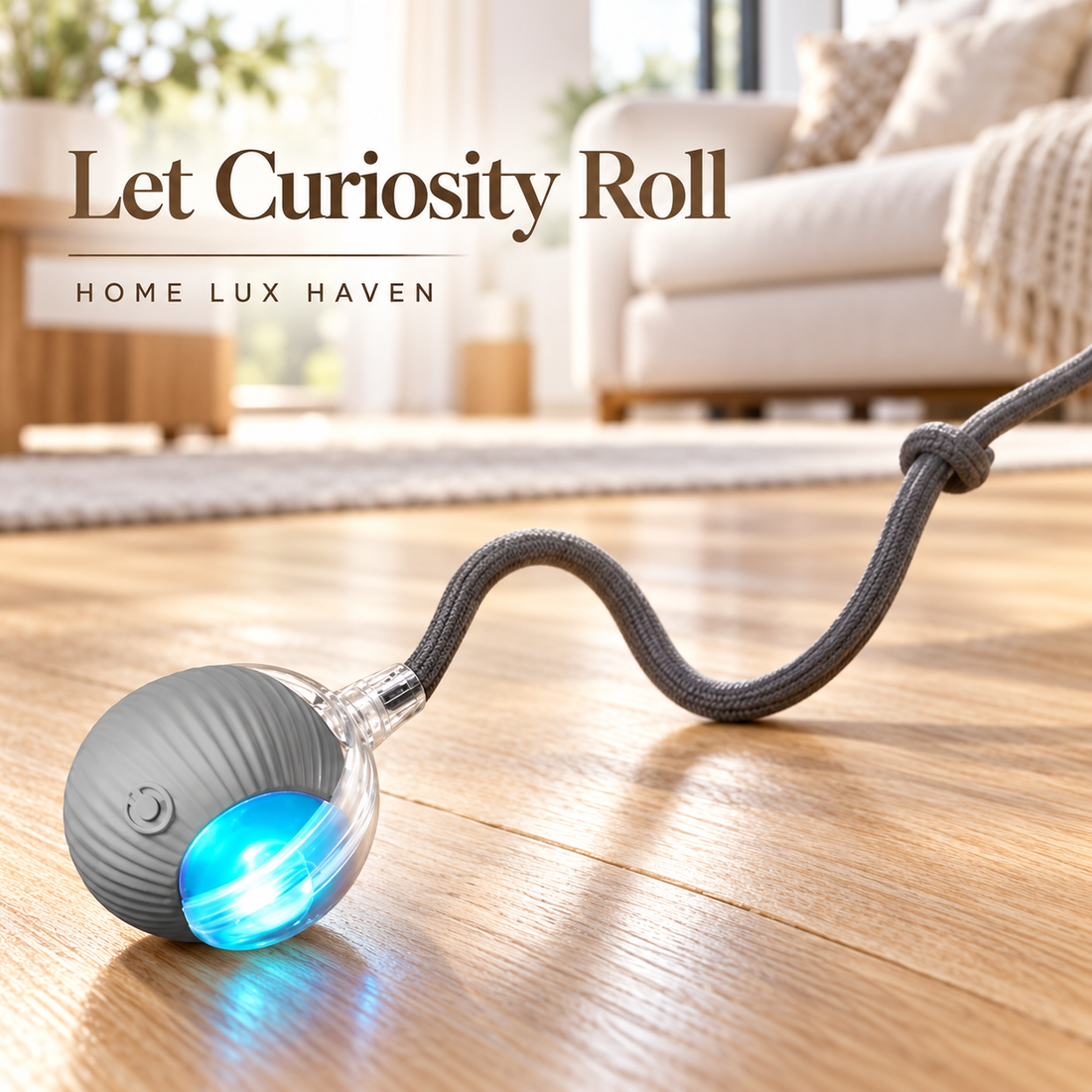 Smart Interactive Cat Toy Ball - advertising image 01