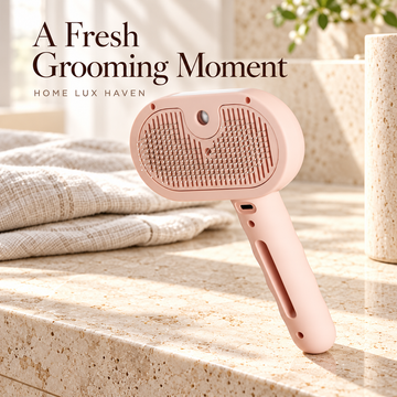 Steam Pet Grooming Brush - advertising image 01