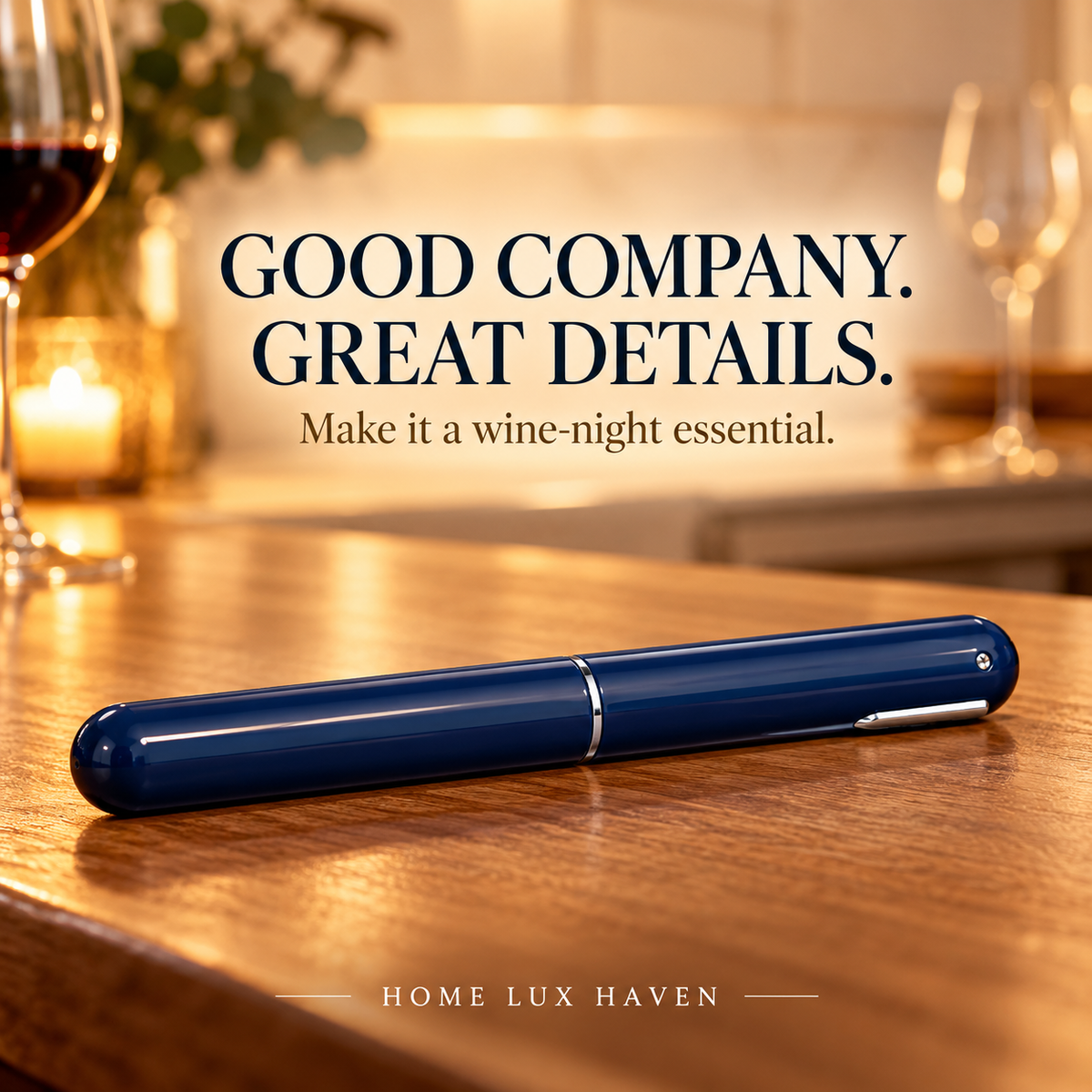 Air Pressure Wine Opener – Manual Cork Removal Tool - advertising image 02