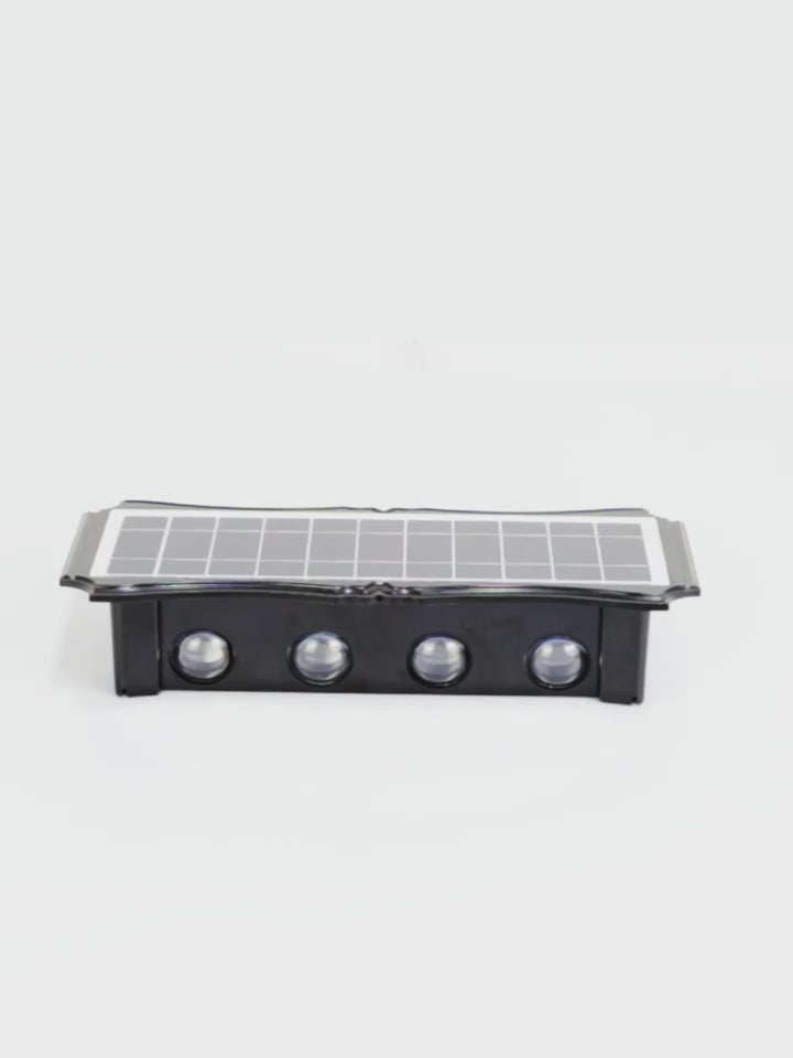 Modern Solar Vertical LED Wall Lamp