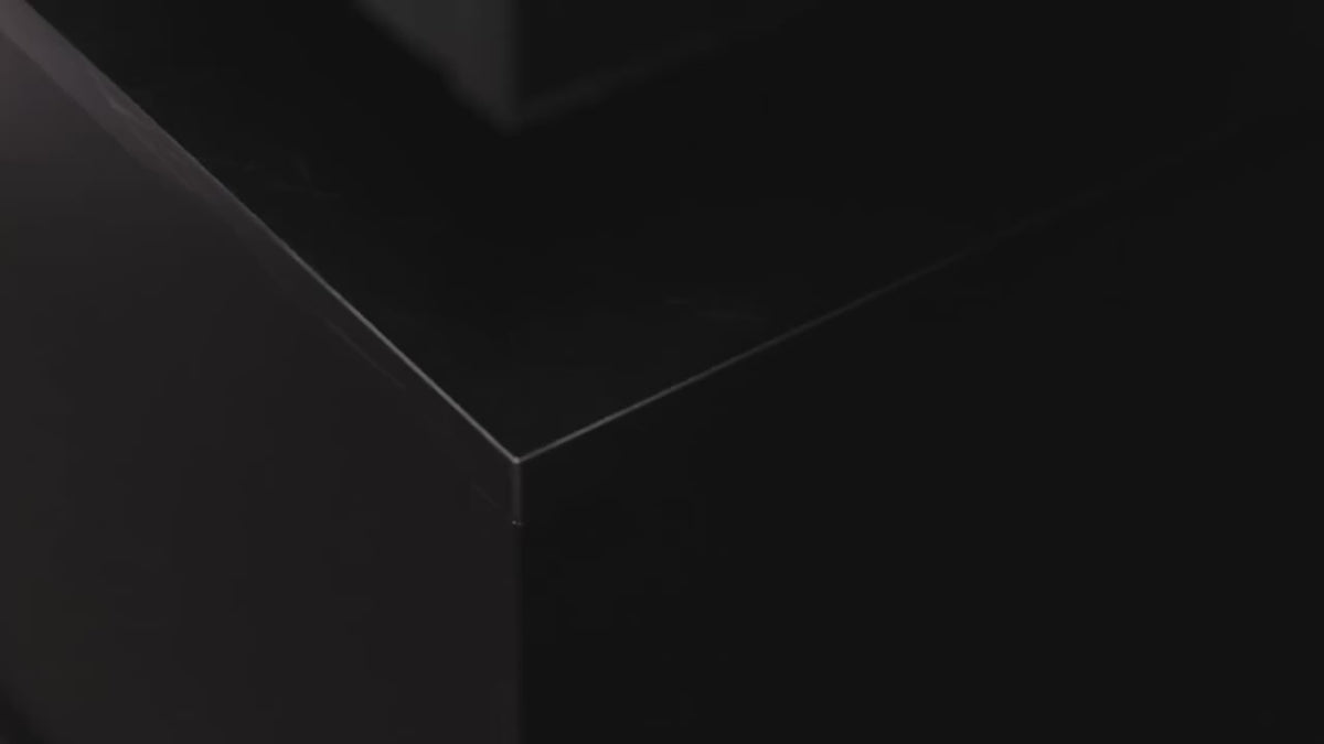 Modern LED Nightstand with 2 Drawers – RGB Bedside Table